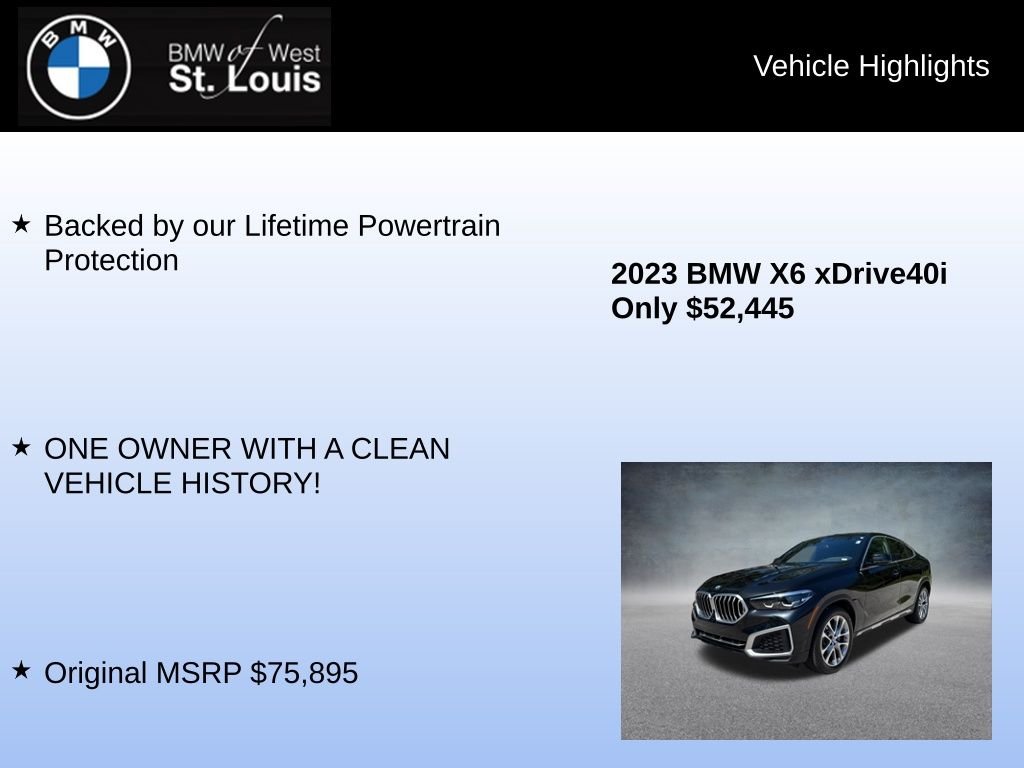 Used 2023 Black BMW xDrive40i image 8