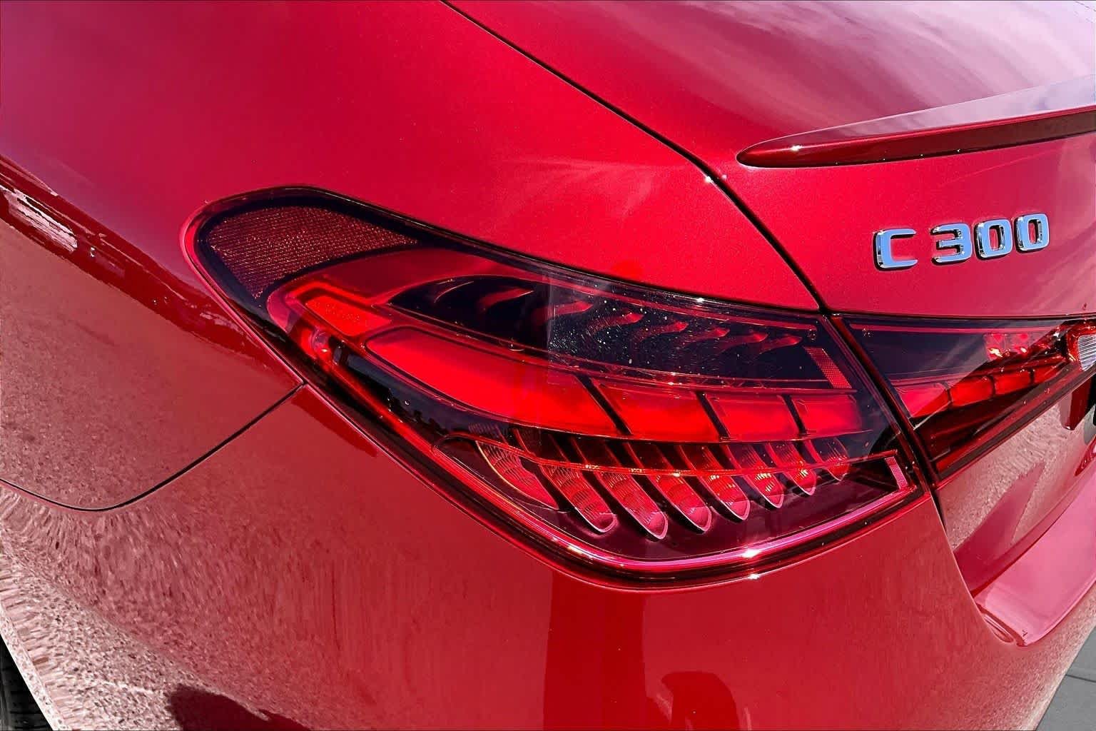 Used 2022 MANUFAKTUR Cardinal Red Metallic Mercedes-Benz C 300 image 28