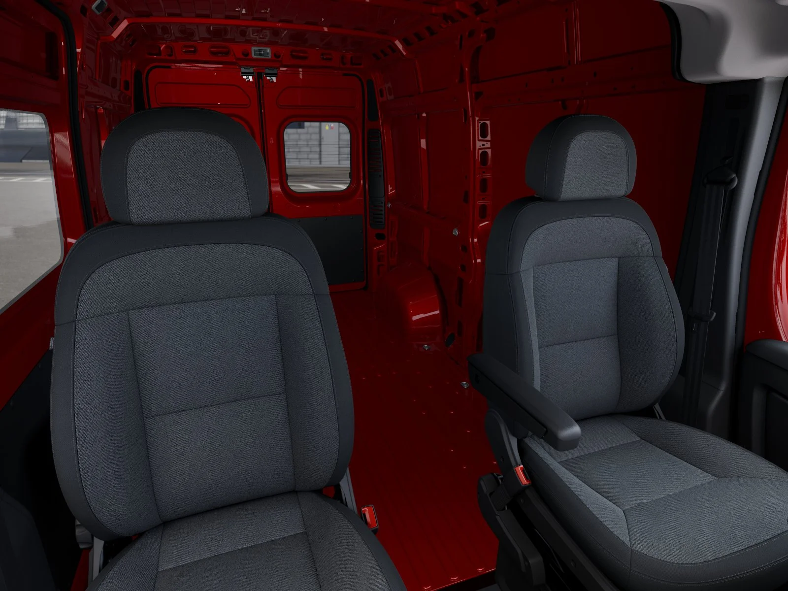 New 2026 Flame Red Clearcoat RAM High Roof image 9