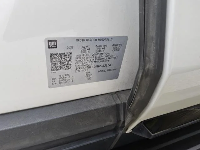 Used 2021 CRYSTAL WHITE TRICOAT Cadillac Sport image 27