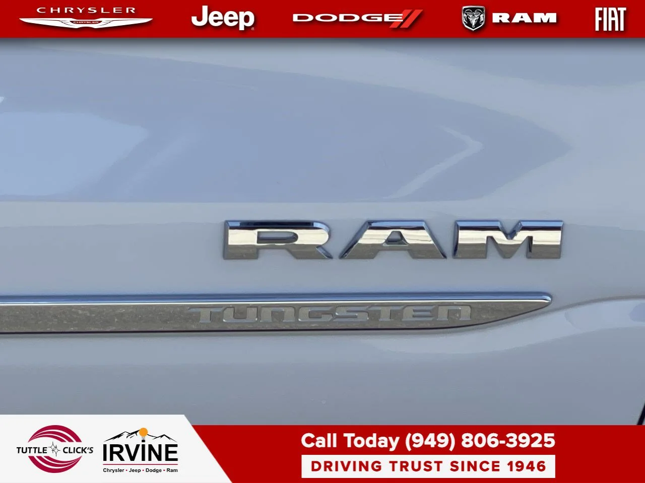 New 2027 Ivory White Tri-Coat Pearl-Coat Exterior Paint RAM Tungsten image 14