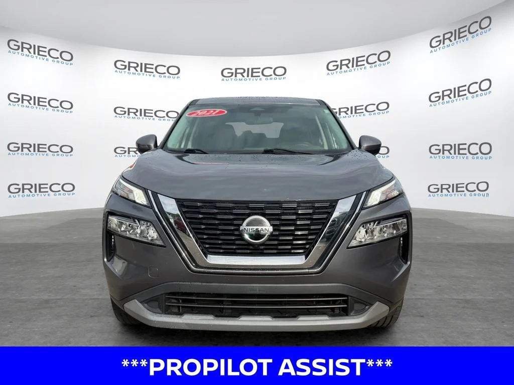 Certified Used 2021 Gray Nissan SV image 2