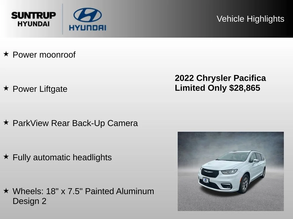 Used 2022 Bright White Clearcoat Chrysler Limited image 16