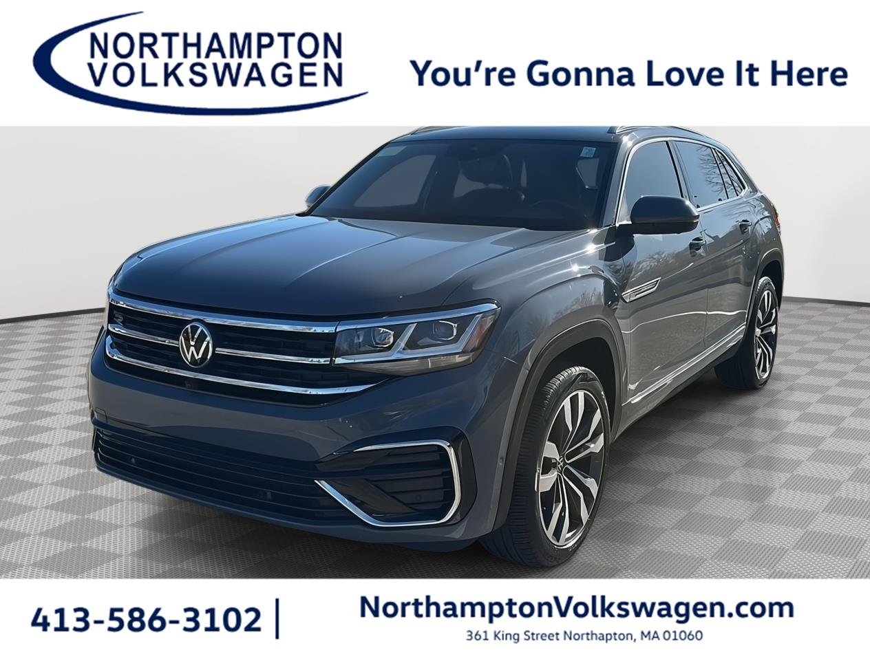 Used 2022 Pure Gray Volkswagen 3.6L V6 SEL Premium R-Line image 1