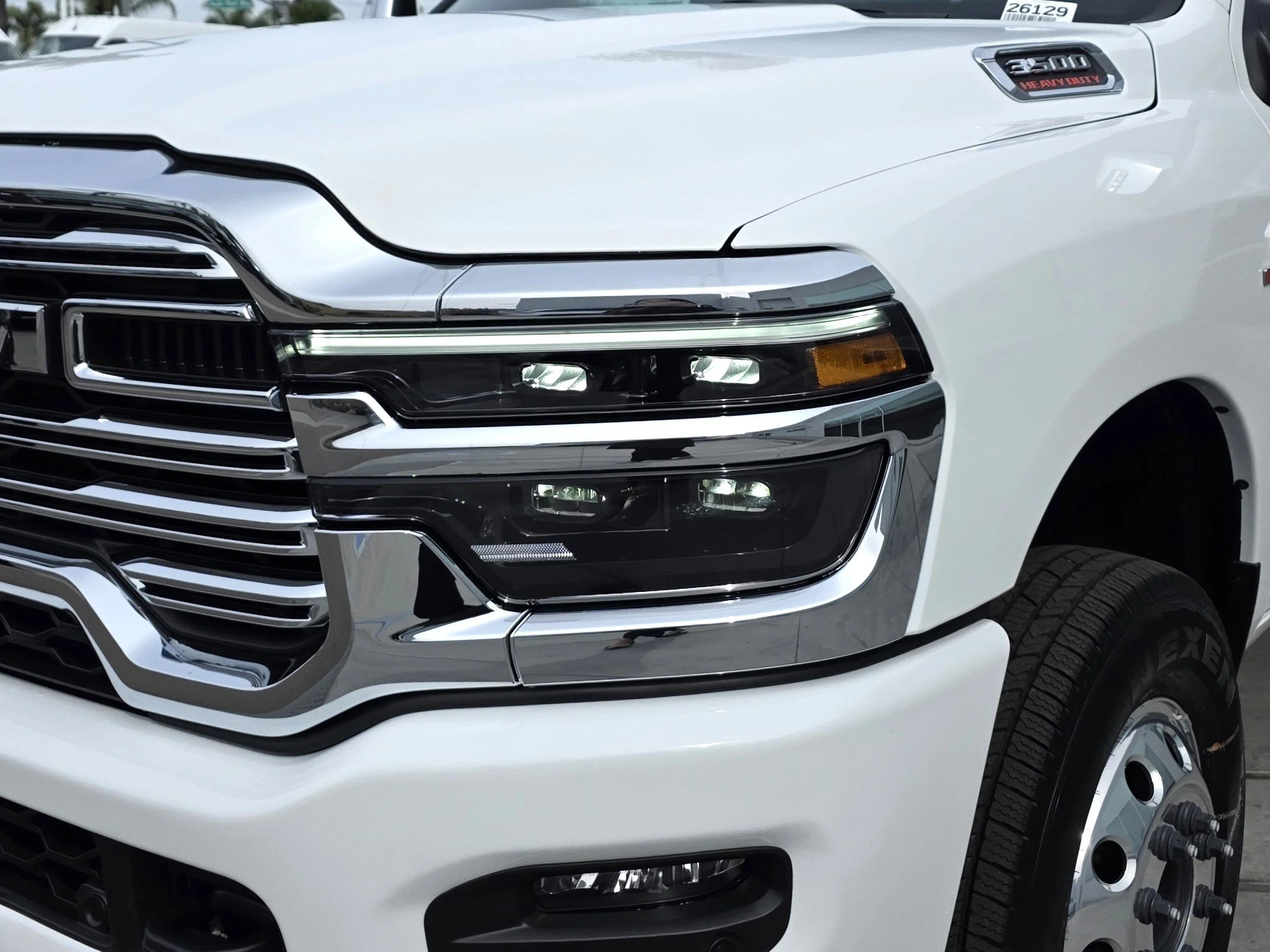 New 2026 Bright White Clearcoat RAM Laramie image 8