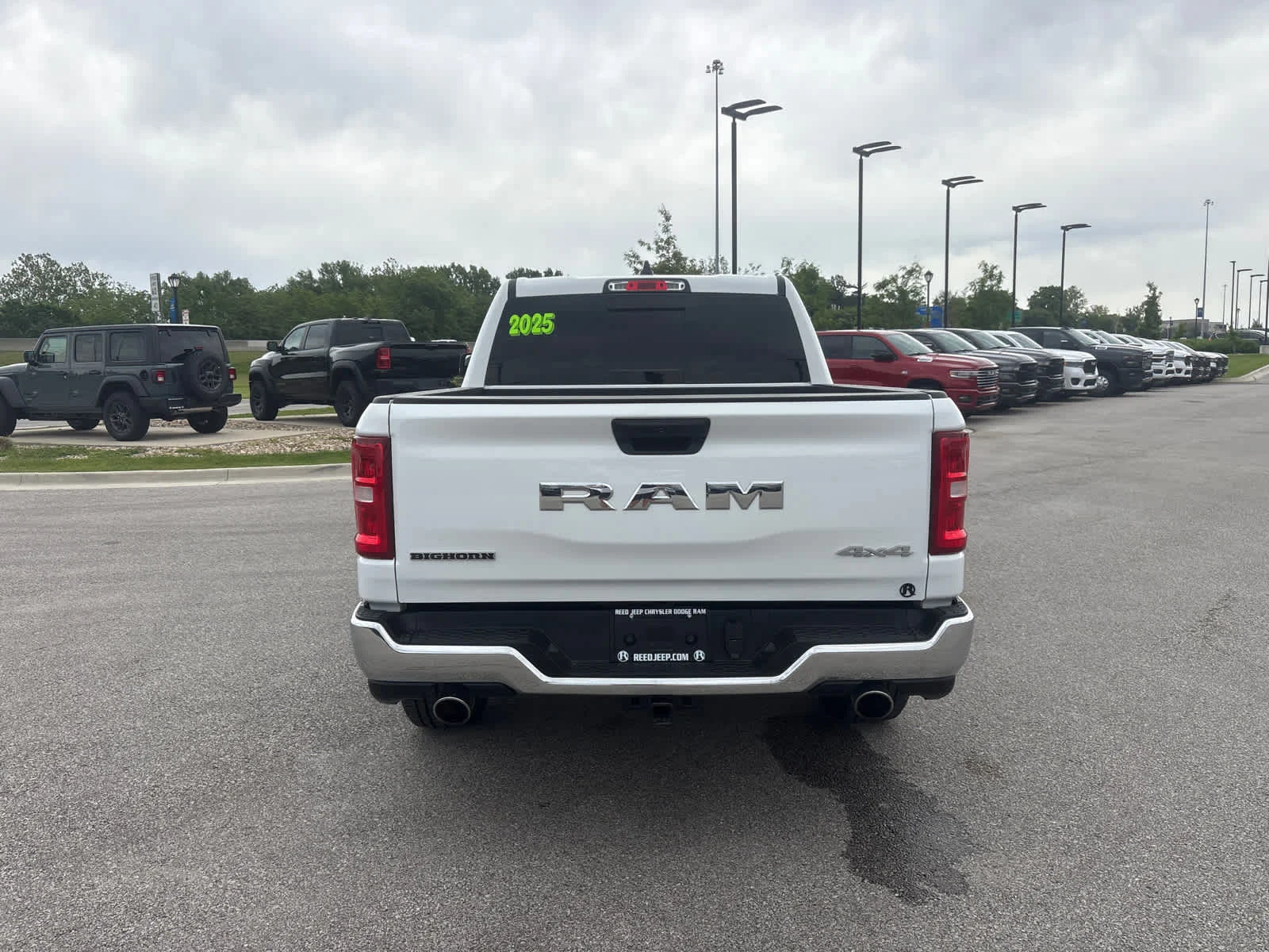 Used 2025 Bright White Clearcoat Ram Big Horn image 8