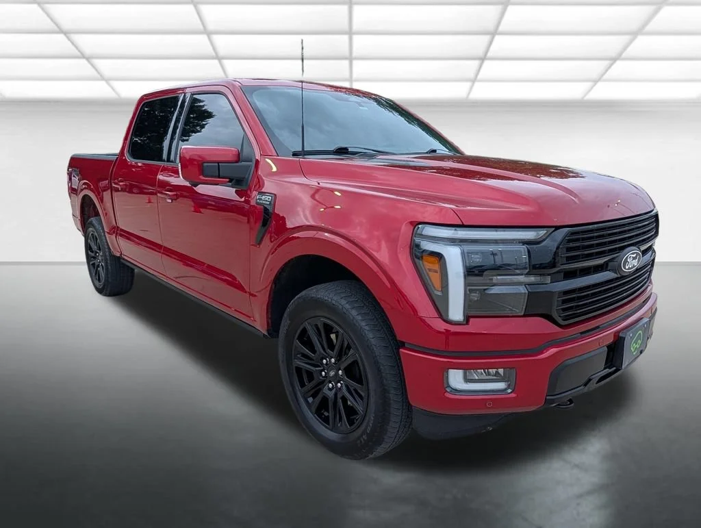 Used 2025 Red Ford Platinum image 1