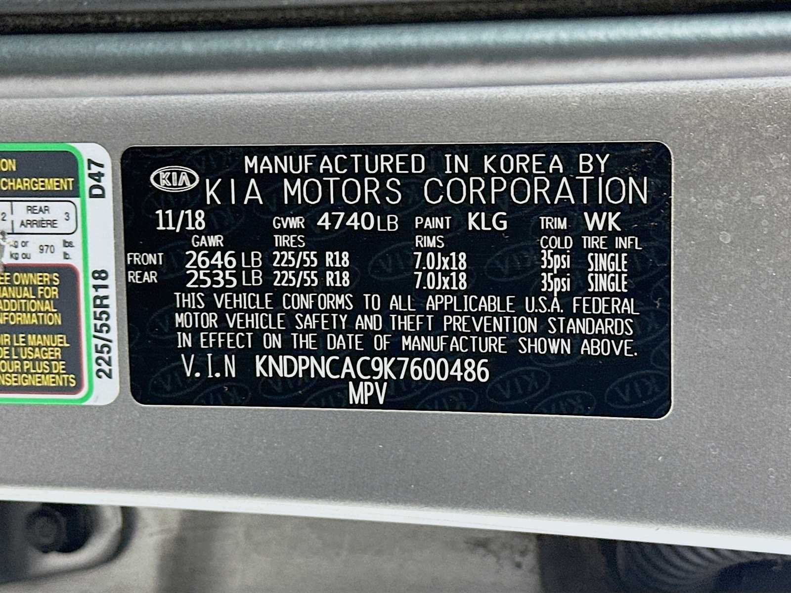 Used 2019 Steel Gray Kia EX image 29