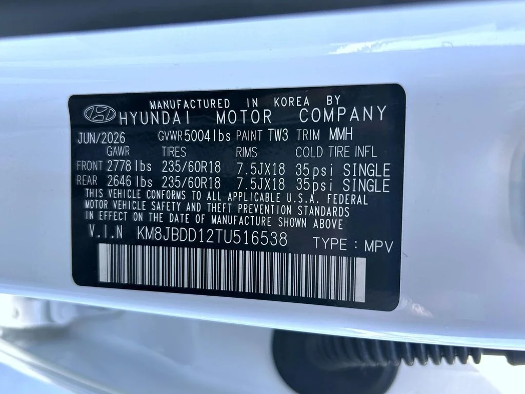 New 2026 White Hyundai SEL image 25