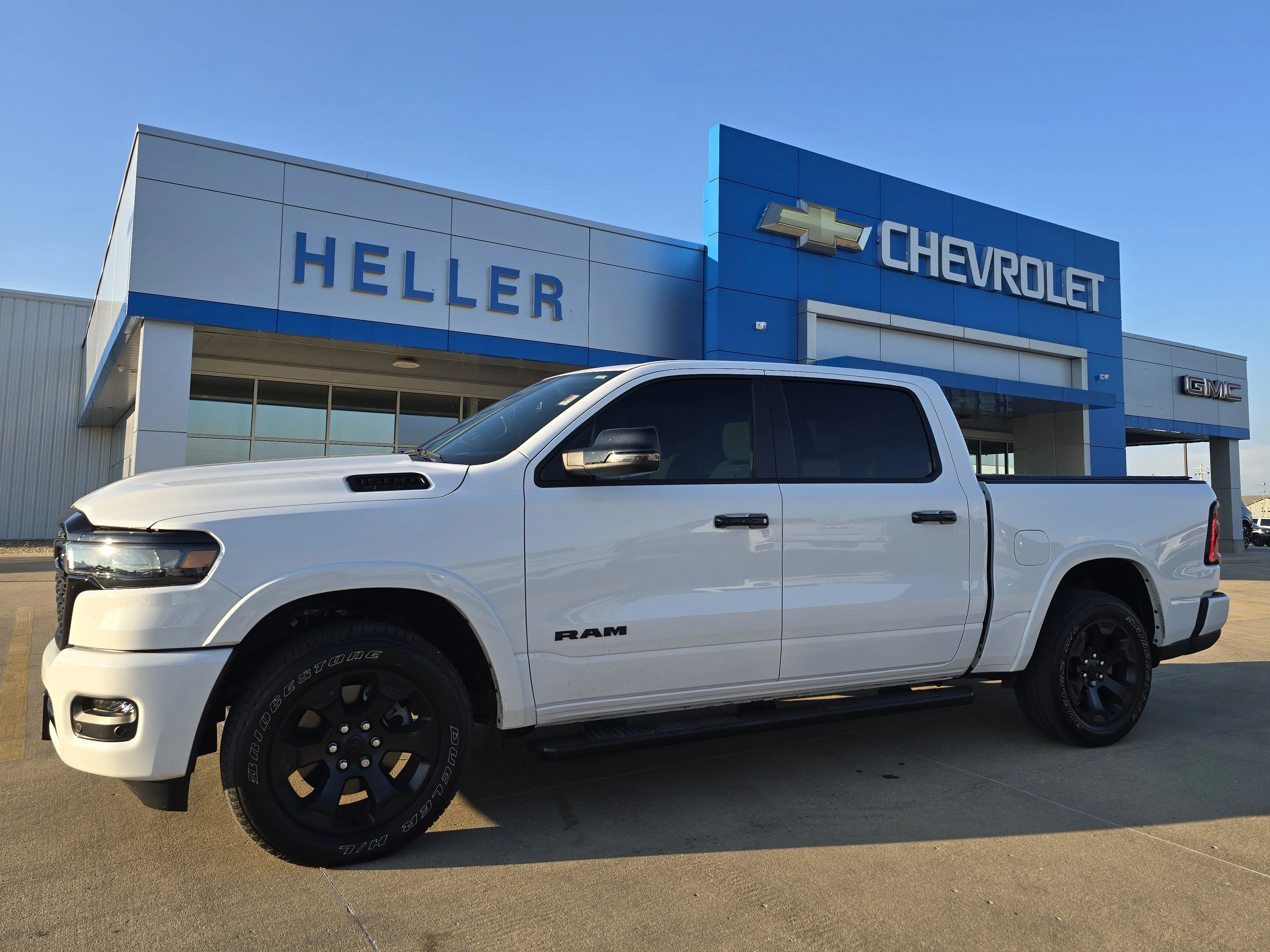 Used 2025 Bright White Clearcoat Ram Big Horn image 3