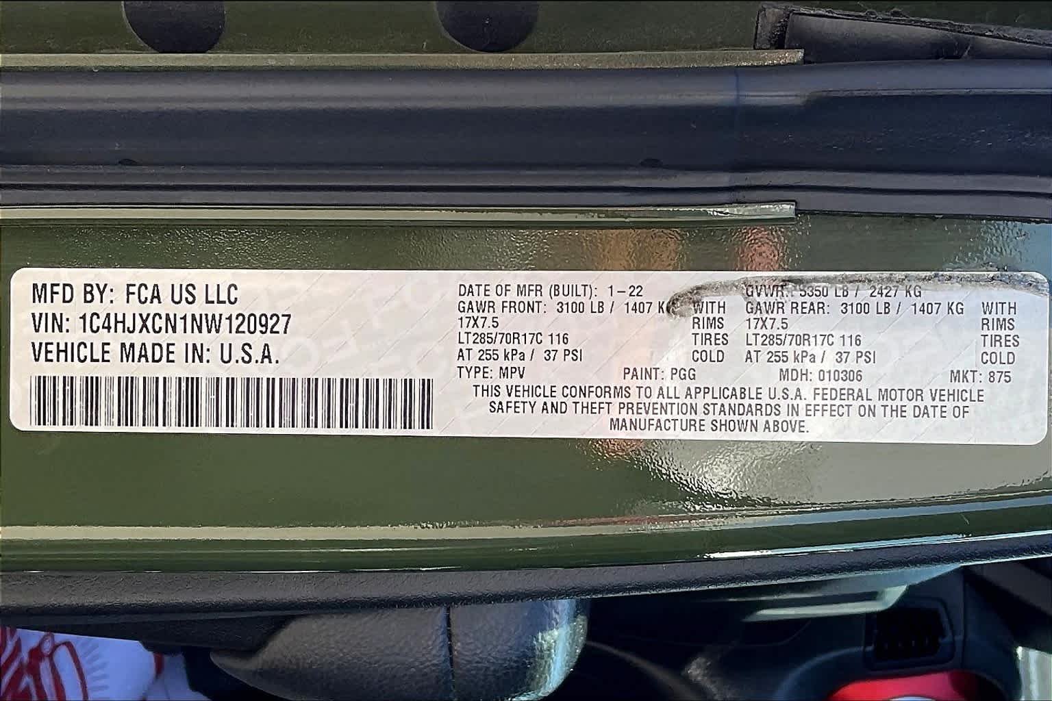 Used 2022 Sarge Green Clearcoat Jeep Rubicon image 29