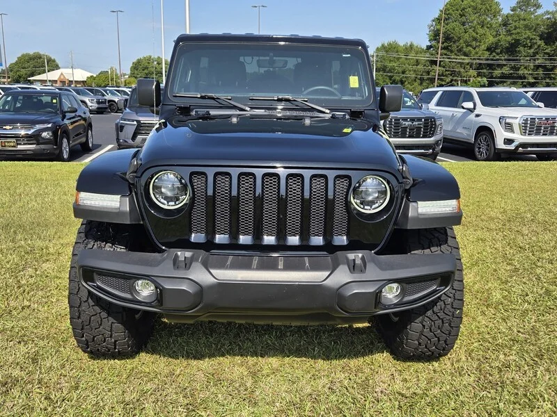 Used 2023 Black Clearcoat JEEP WILLYS SPORT image 2