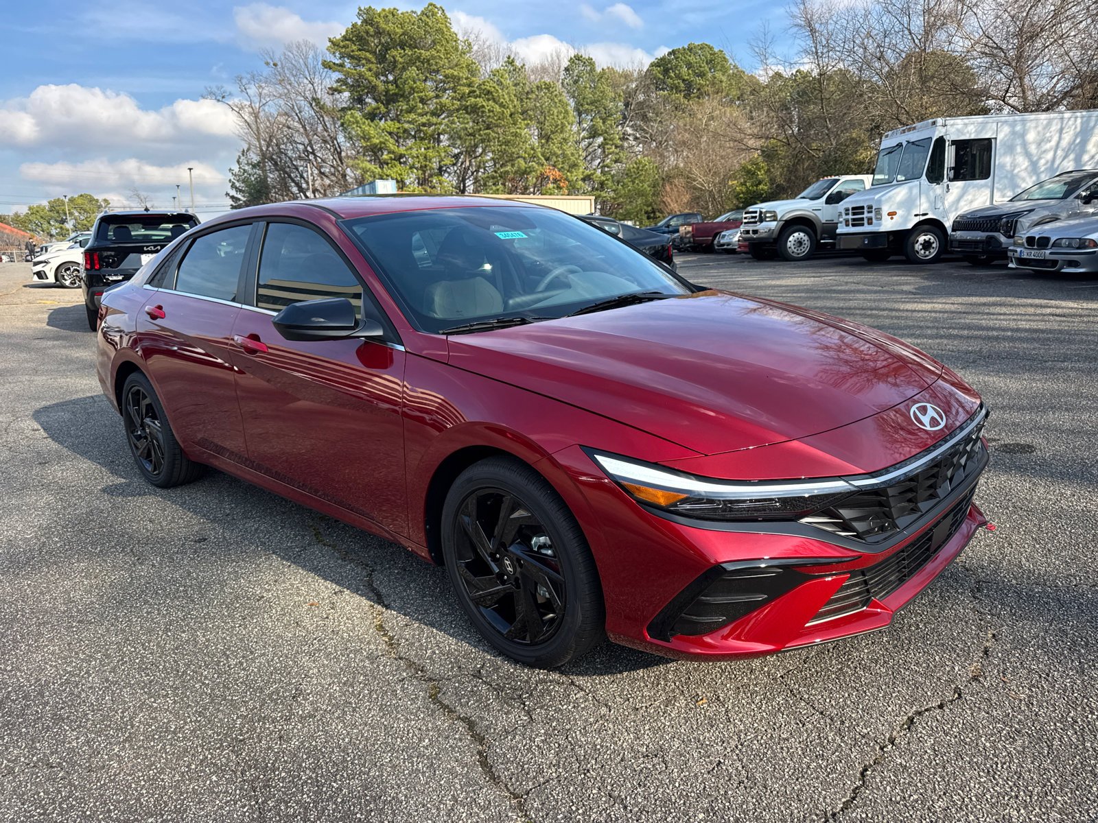 New 2026 Ultimate Red Hyundai SEL Sport Premium image 3