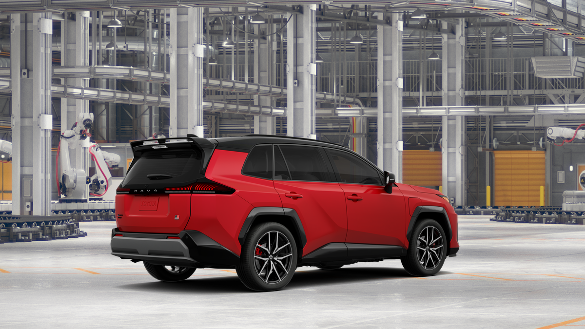 New 2026 Supersonic Red with Midnight Black Metallic roof Toyota GR SPORT image 10