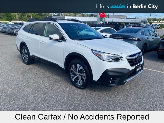 Used 2022 Crystal White Pearl Subaru Limited image 1