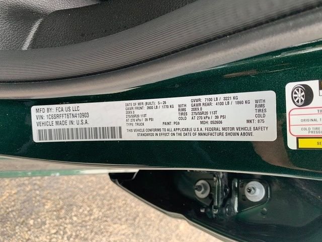 New 2026 Serrano Green Metallic RAM Big Horn/Lone Star image 19