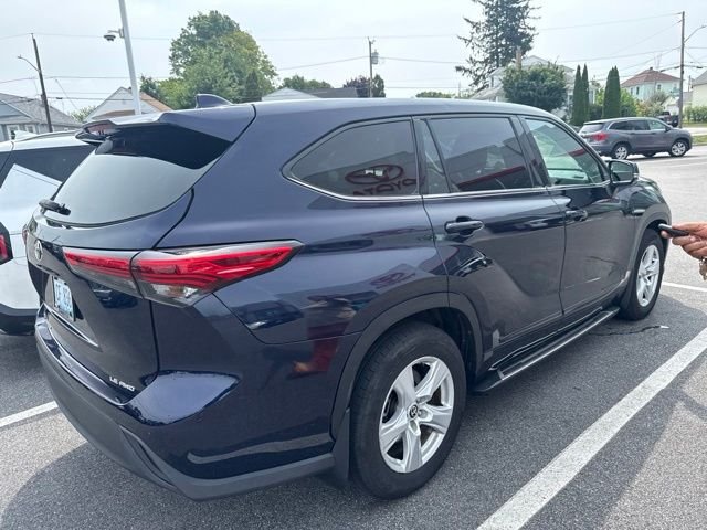 Used 2021 Blue Toyota LE image 2