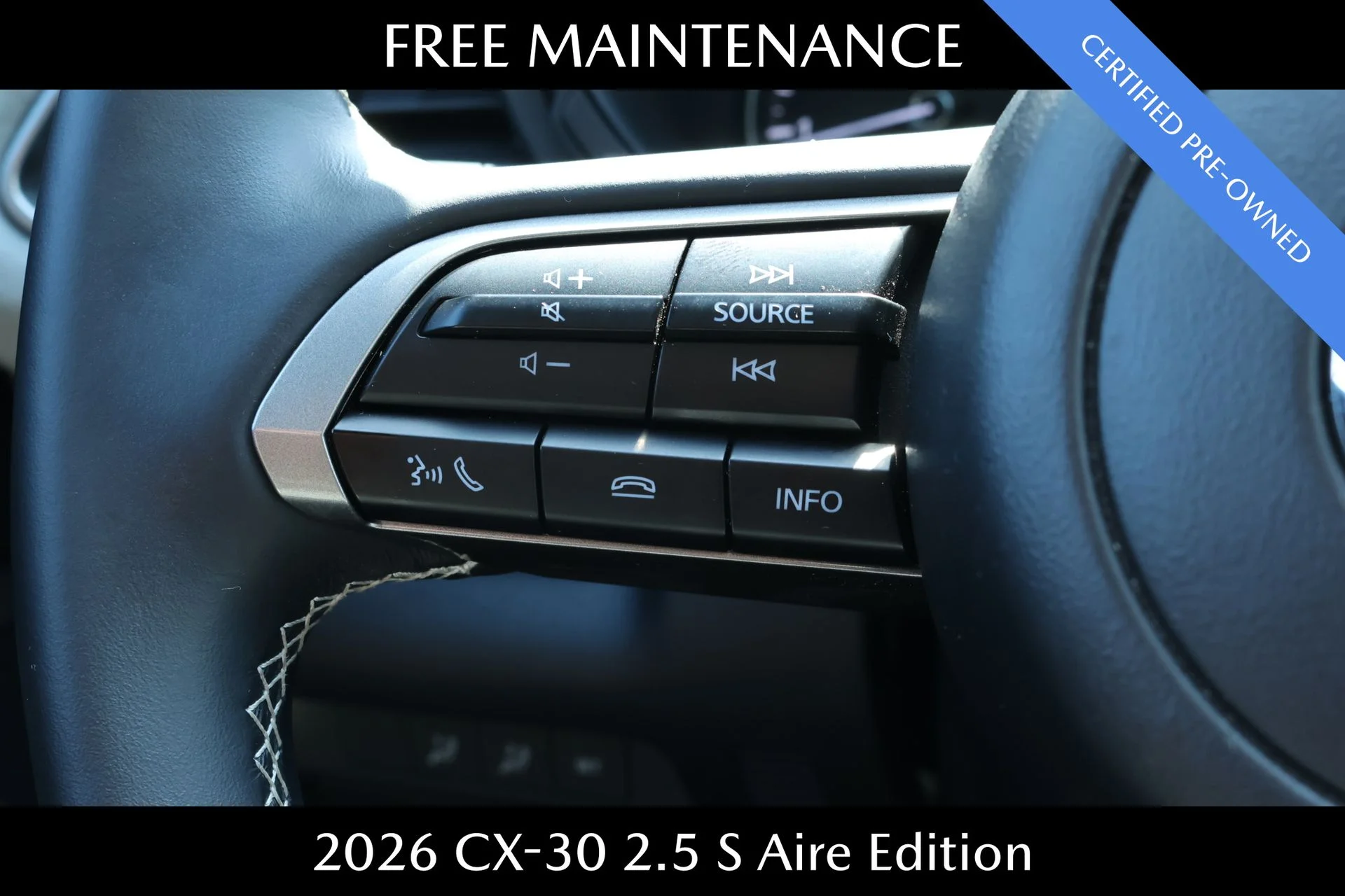 Certified Used 2026 Blue Mazda 2.5 S Aire Edition image 9
