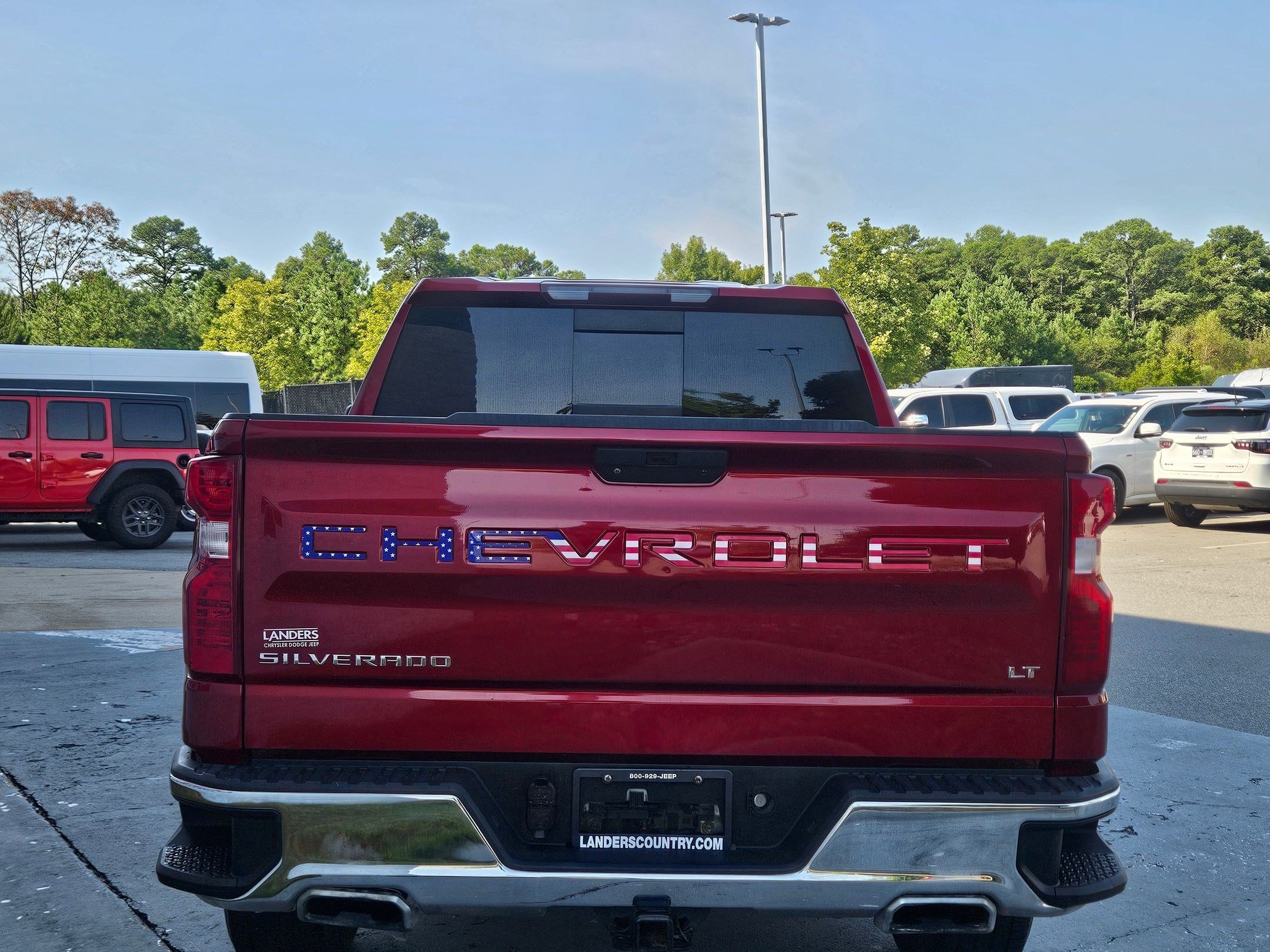 Used 2021 Cherry Red Tintcoat Chevrolet LT image 6