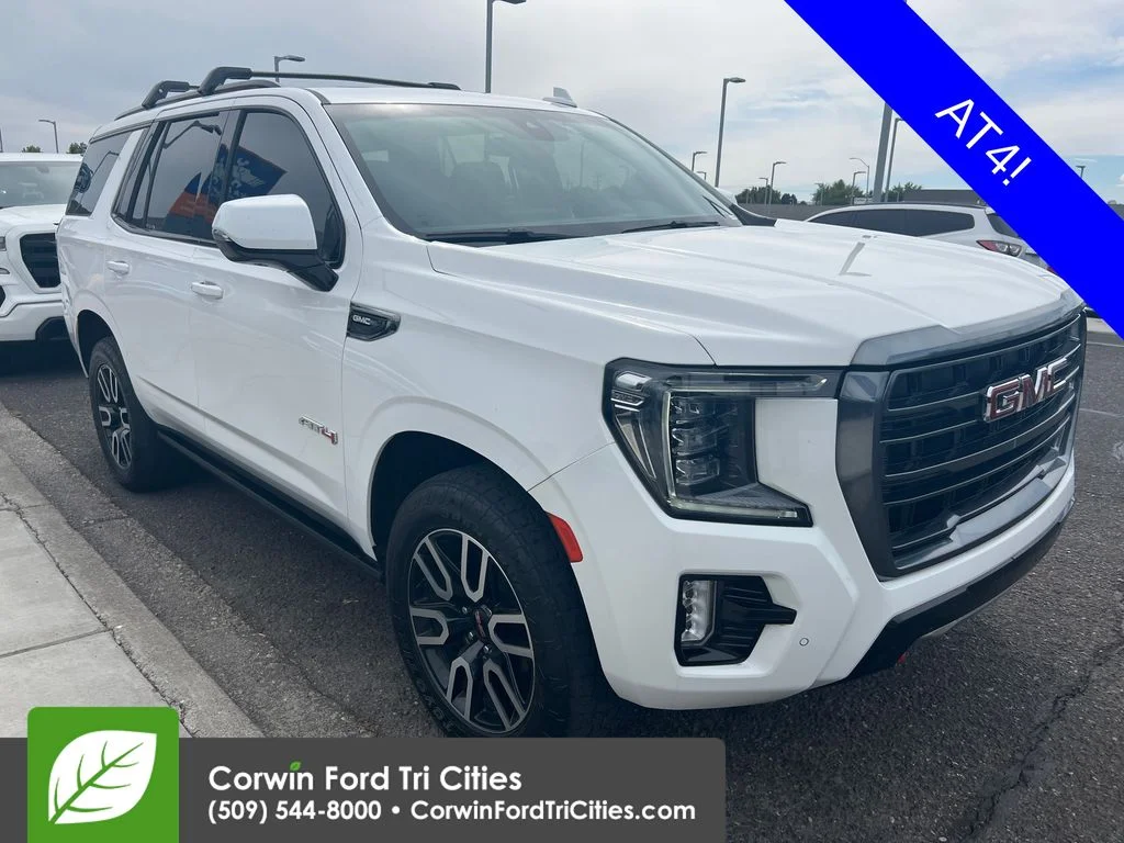 Used 2022 White GMC AT4 image 1