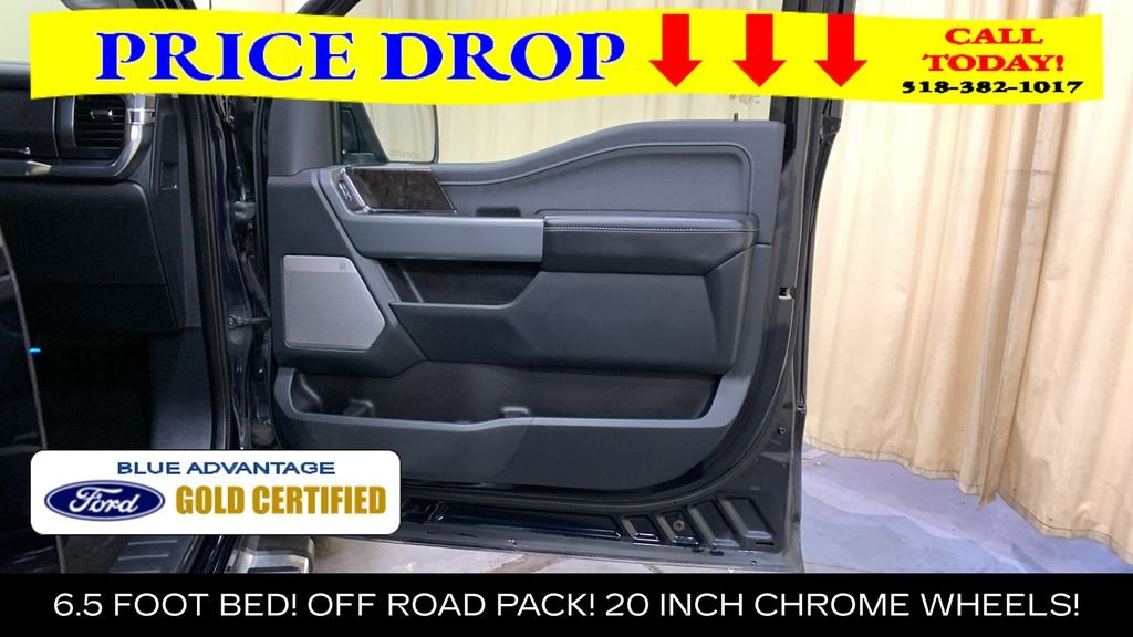 Certified Used 2022 Blue Metallic Ford Lariat image 11