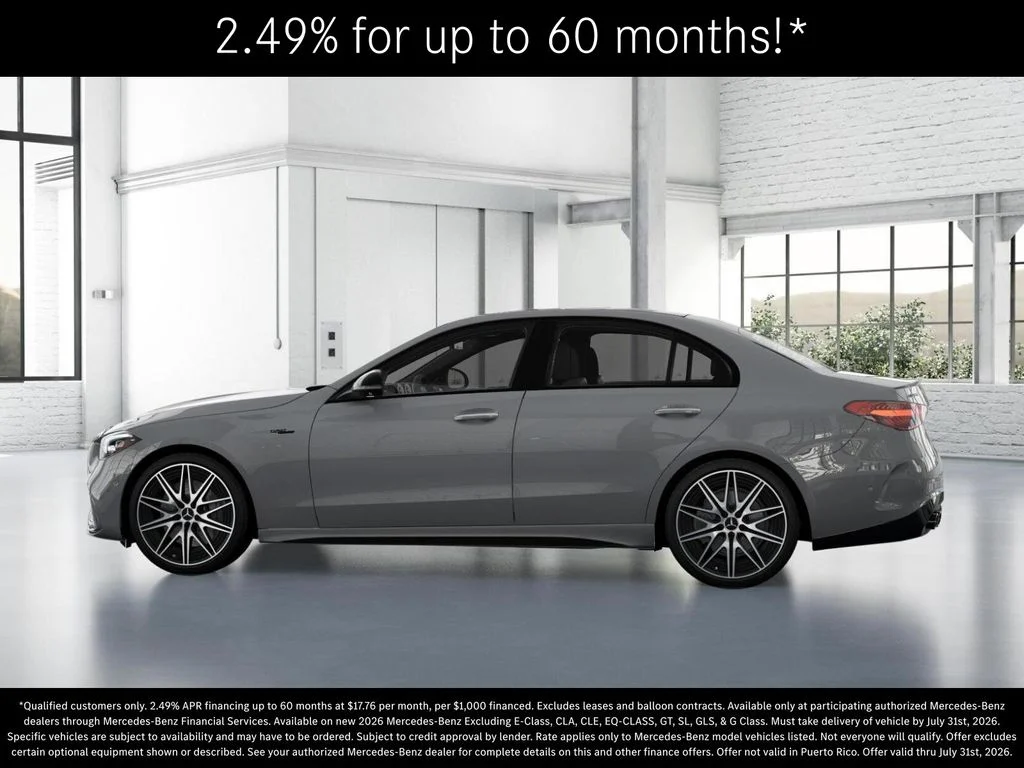 New 2026 MANUFAKTUR Alpine Grey Mercedes-Benz AMG® C 43 4MATIC Sedan image 33