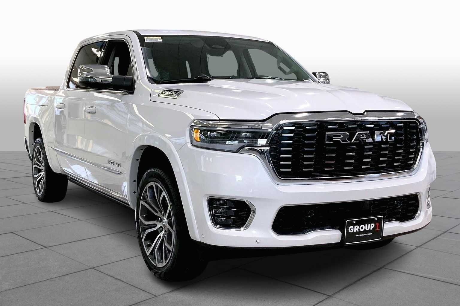 New 2026 Ivory White Tri-Coat Pearl-Coat Exterior Paint RAM Tungsten image 2