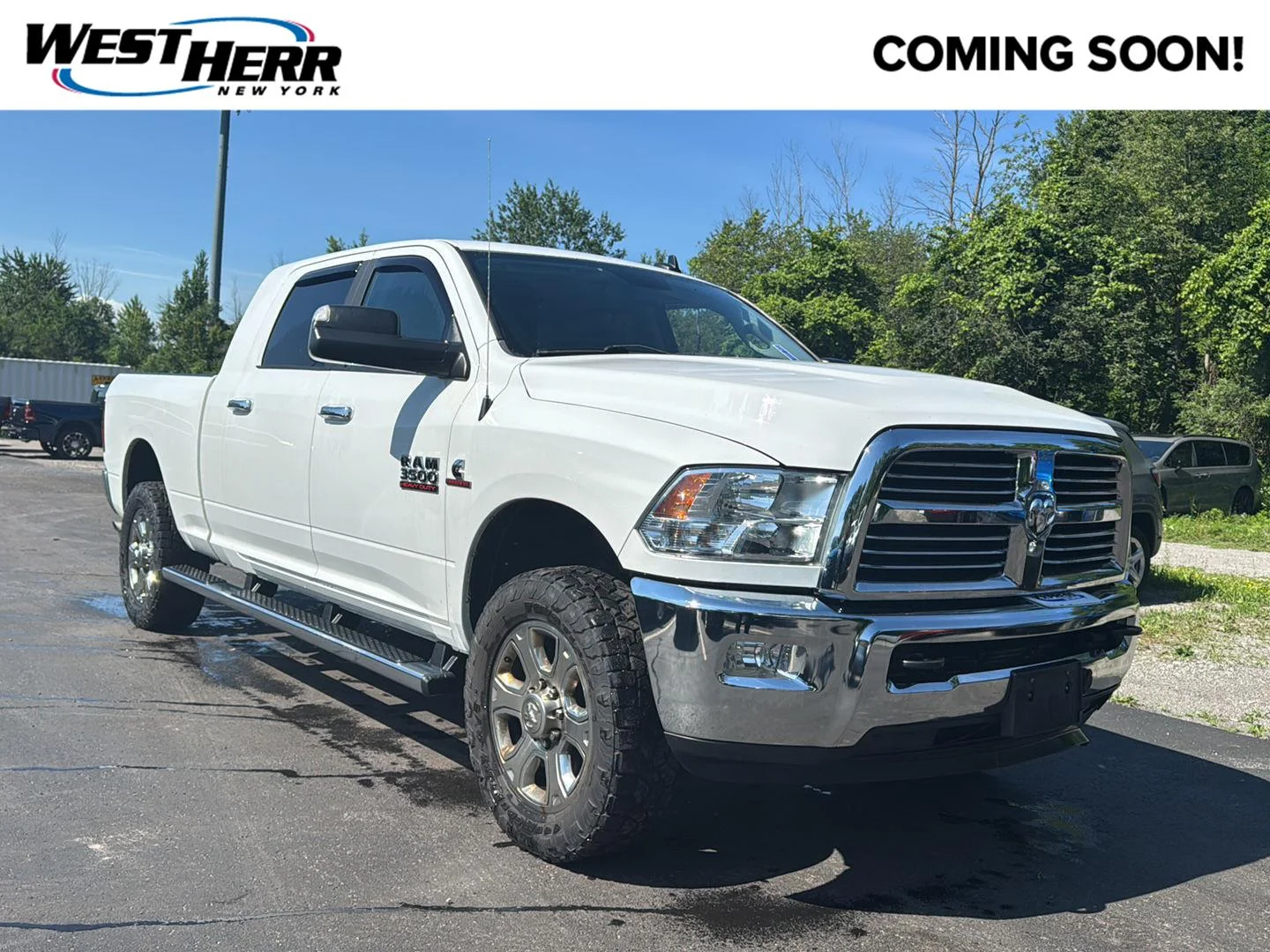 Used 2018 Bright White Clearcoat Ram Big Horn image 1