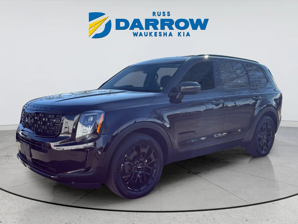 Used 2022 Black Kia EX image 2