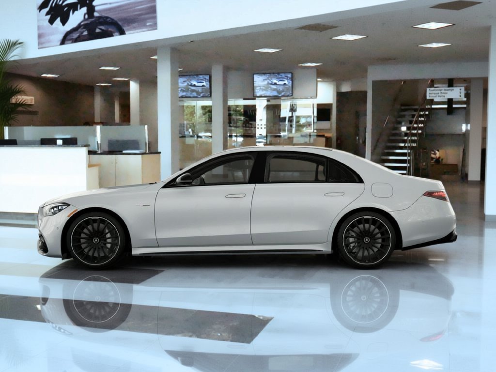 New 2026 MANUFAKTUR Moonlight White Metallic Mercedes-Benz S 63 E AMG® image 74