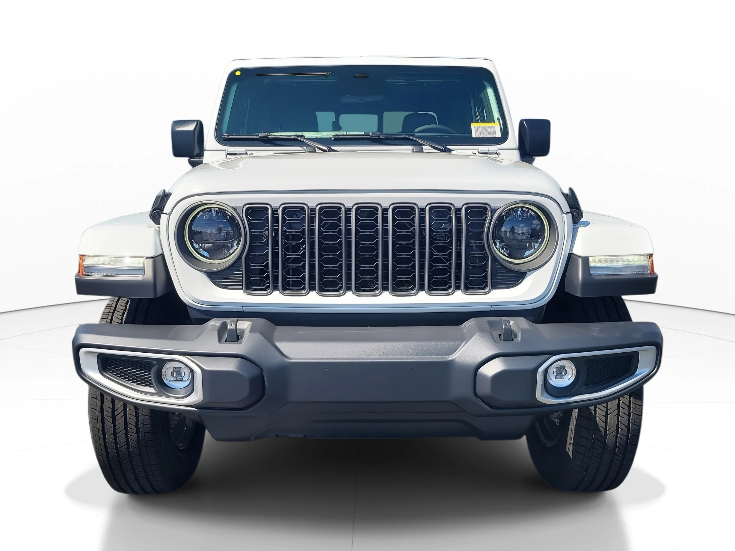 New 2026 Bright White Clearcoat Jeep Sahara image 3