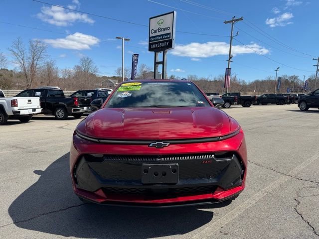 Used 2025 Chevrolet Equinox EV RS with VIN 3GN7DSRRXSS144626 for sale in Amesbury, MA