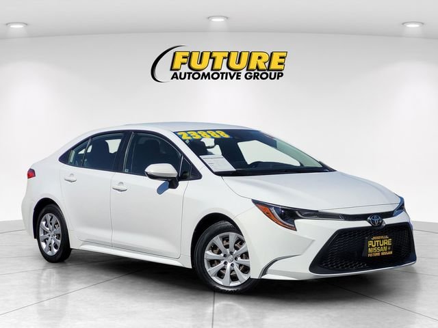 Used 2022 White Toyota LE image 1