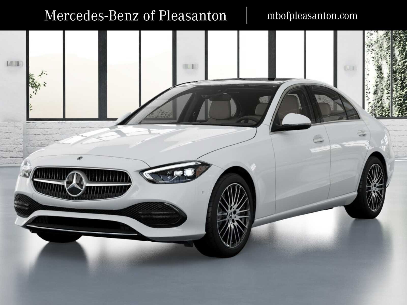 New 2026 Polar White Mercedes-Benz C 300 4D Sedan 4MATIC® image 1