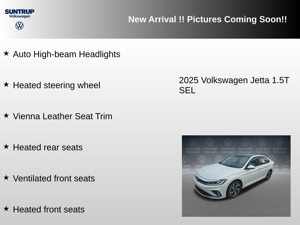 Used 2025 White Volkswagen 1.5T SEL image 8