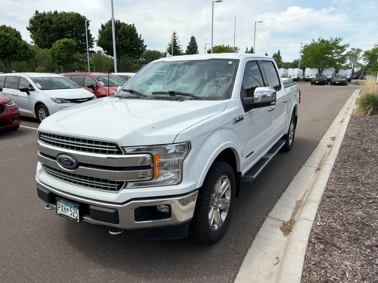 Used 2018 Ford F-150 Lariat with VIN 1FTFW1E13JFD86220 for sale in Brooklyn Park, Minnesota