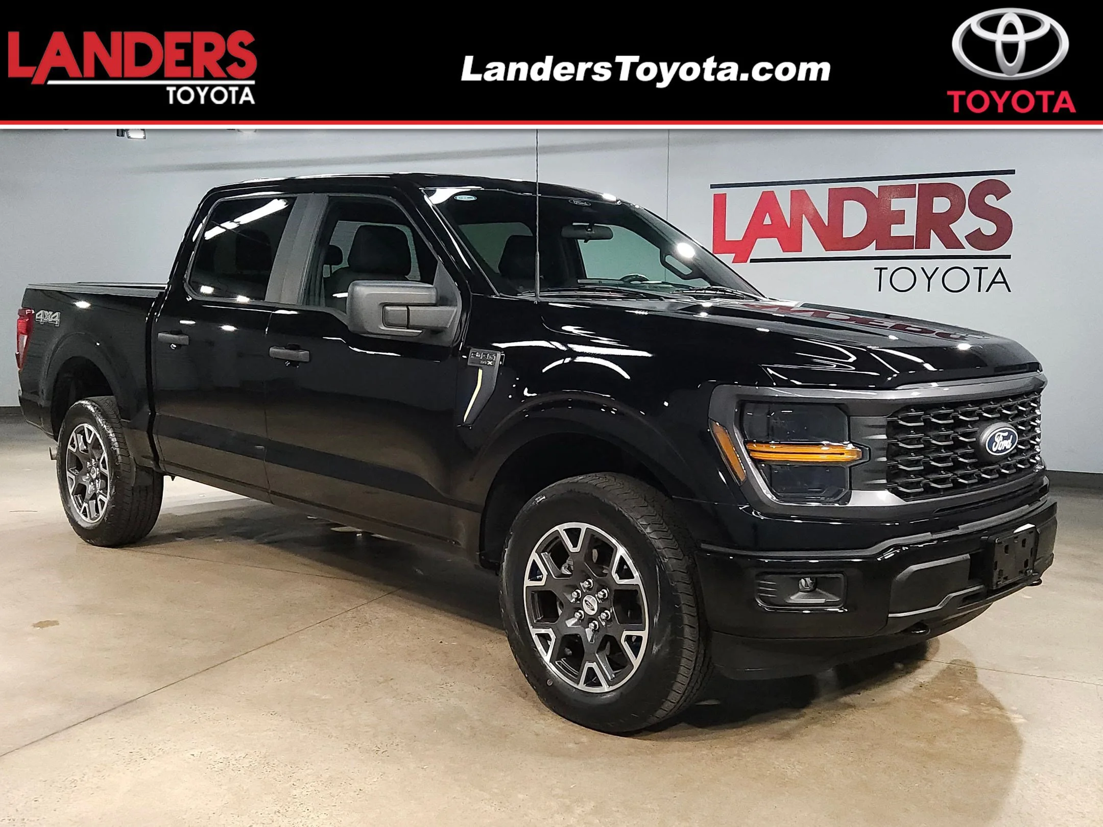 Used 2024 Agate Black Metallic Ford STX image 1