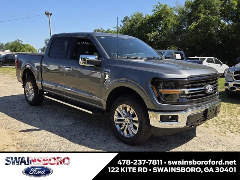 New 2026 Carbonized Gray Metallic Ford XLT image 1