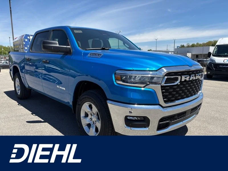 New 2026 Hydro Blue Pearl-Coat Exterior Paint RAM Big Horn/Lone Star image 1
