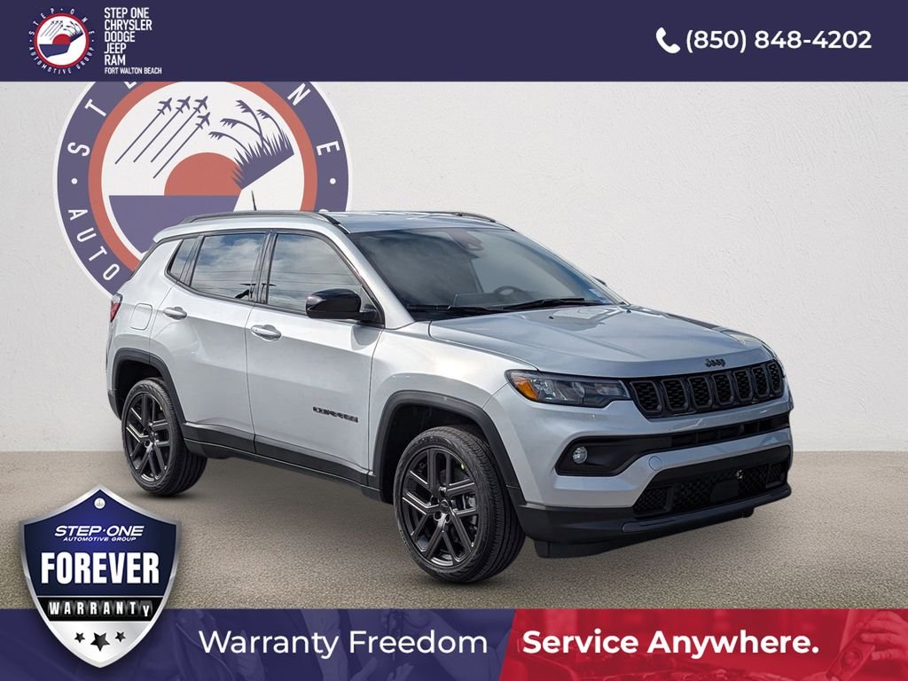 New 2026 Silver Zynith Metallic Clear-Coat Exterior Paint Jeep Latitude image 1