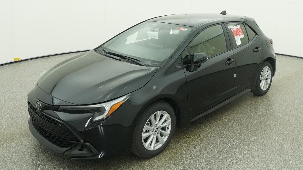 Midnight Black Metallic 2026 Toyota Corolla Hatchback Hatchback Front-Wheel Drive