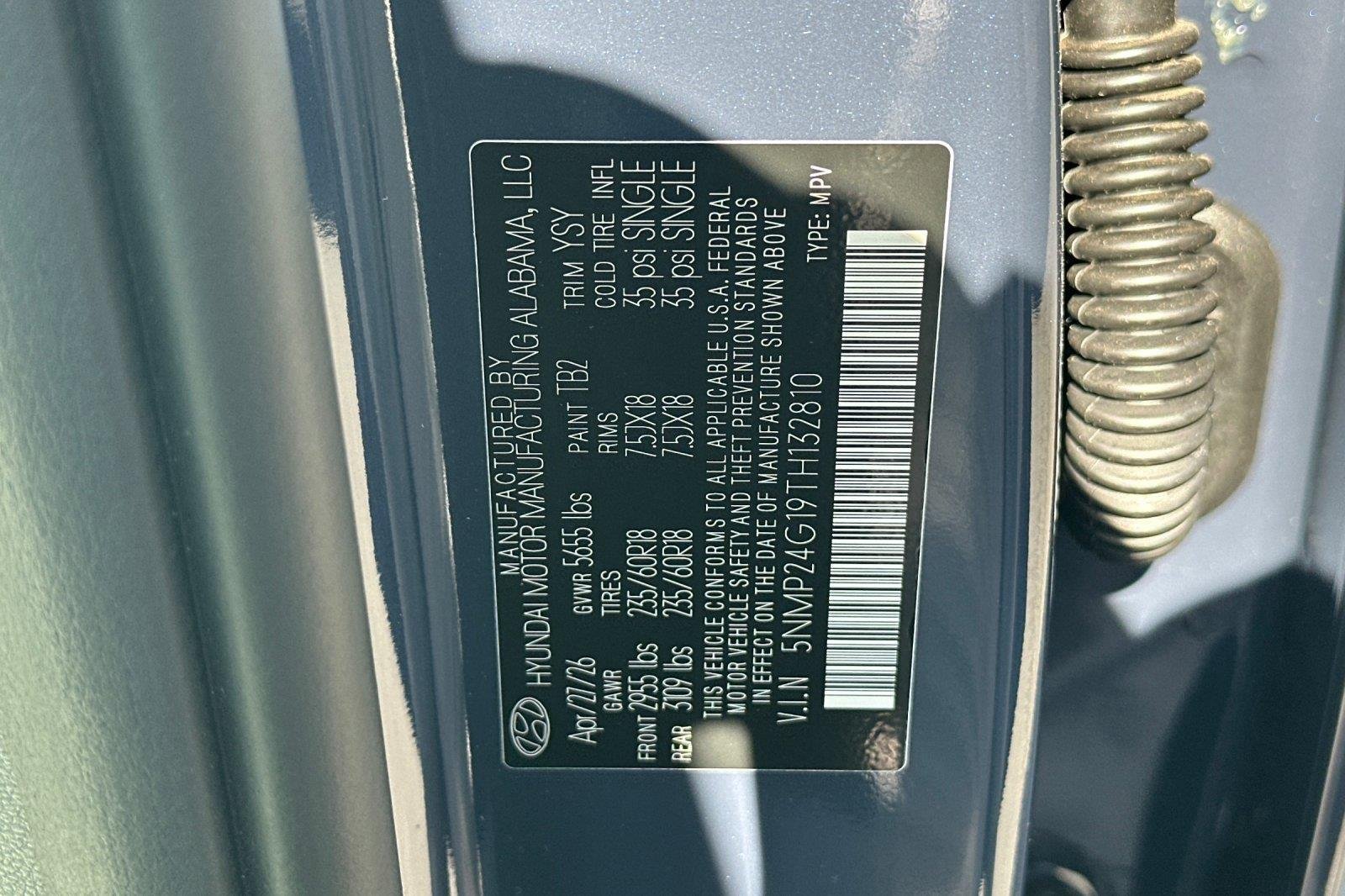 New 2026 Atlantis Blue Hyundai SEL image 57