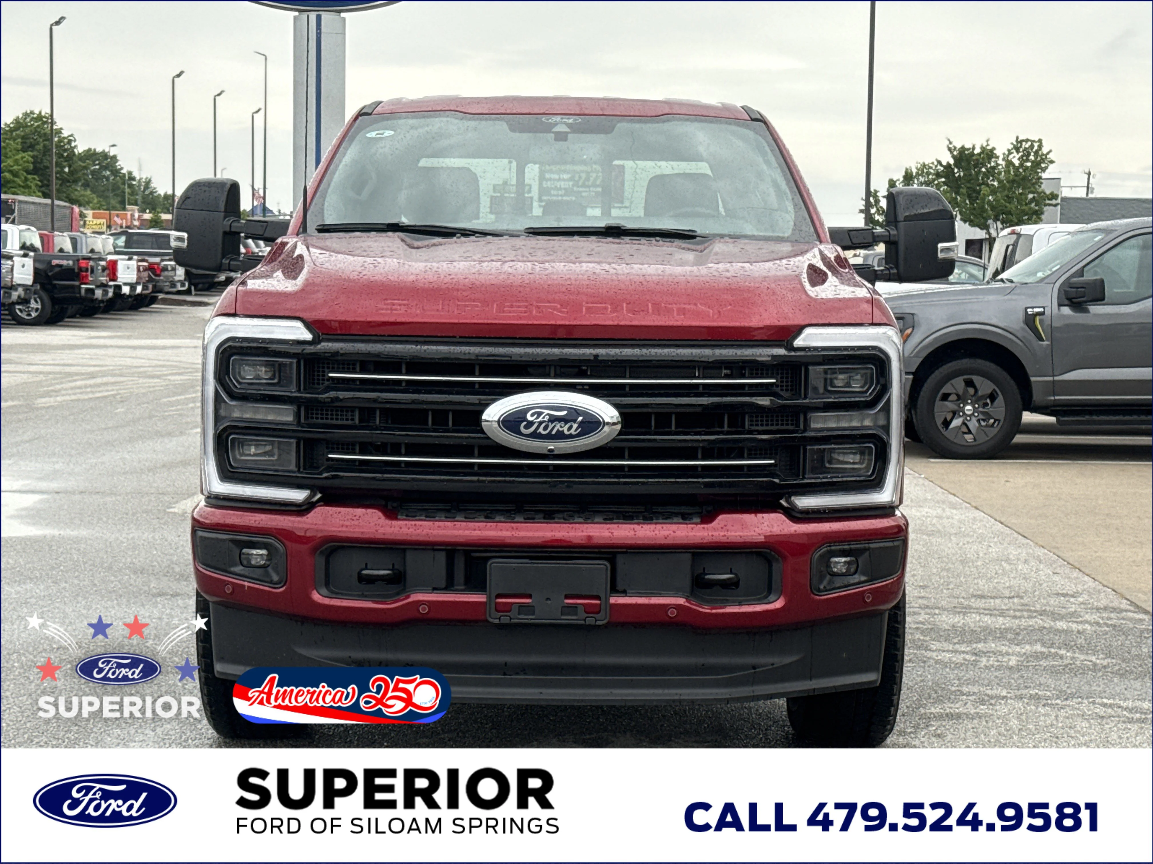 New 2026 Ruby Red Metallic Tinted Clearcoat Ford Platinum 4WD image 13
