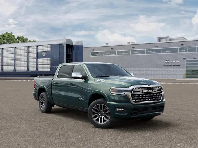 New 2026 Serrano-Green Metallic Exterior Paint RAM Limited Longhorn image 3