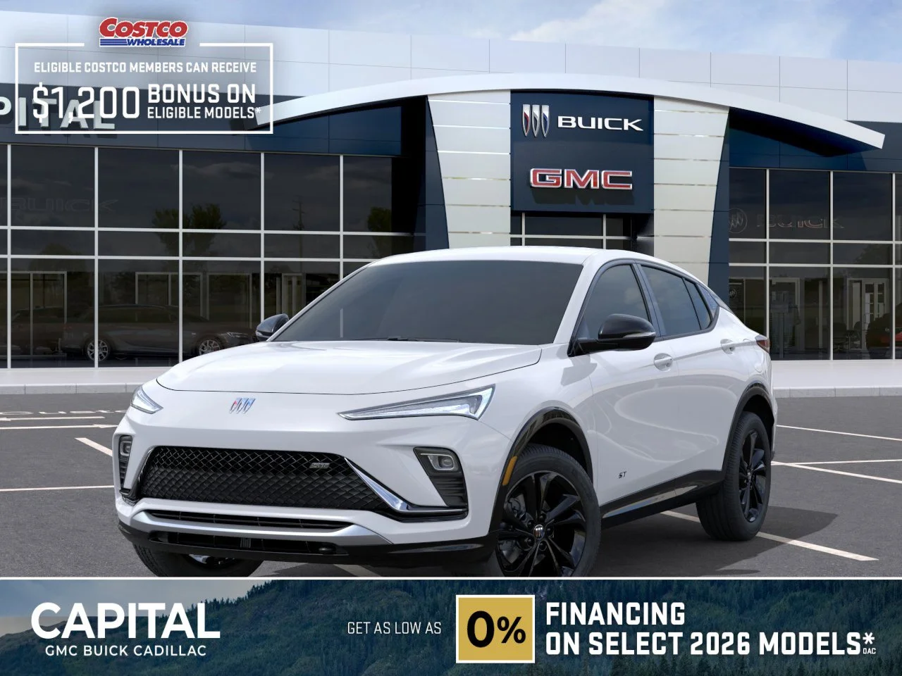 New 2026 Summit White Buick Sport Touring image 1
