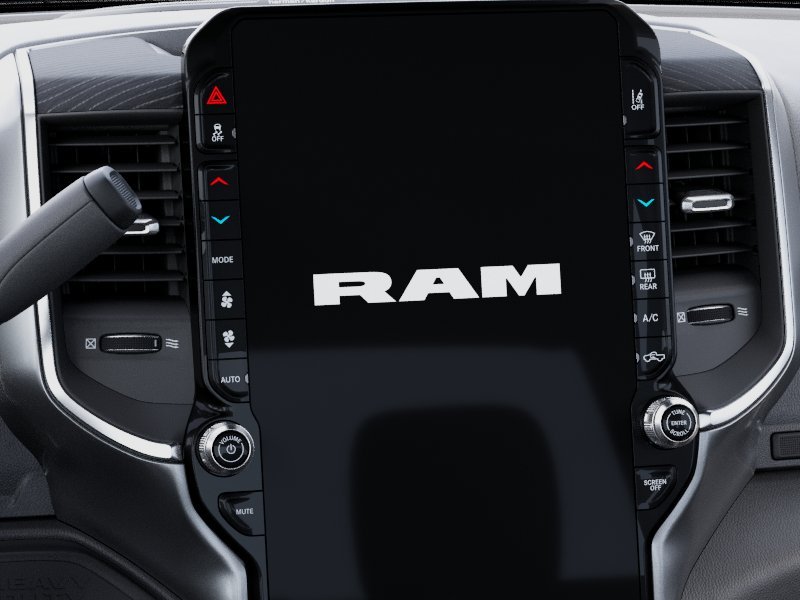 New 2025 Diamond Black Crystal Pearl-Coat Exterior Paint RAM Laramie image 49