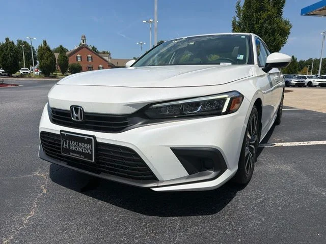 Used 2022 Platinum White Pearl Honda EX image 2