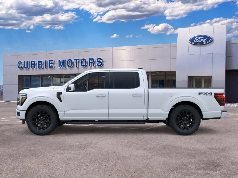 New 2026 Star White Metallic Tri-Coat Ford Lariat image 3