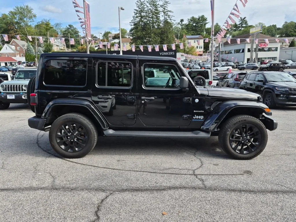 Used 2024 Black Jeep Sahara 4xe image 4