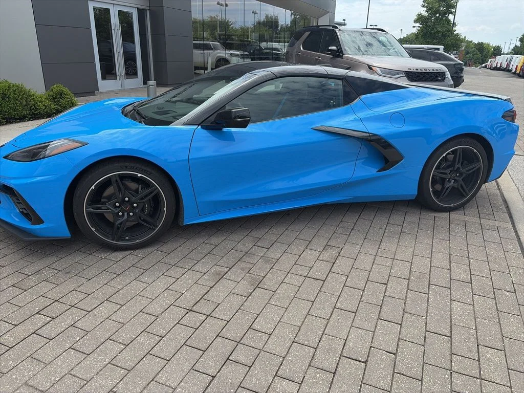 Used 2025 Blue Chevrolet Stingray image 1